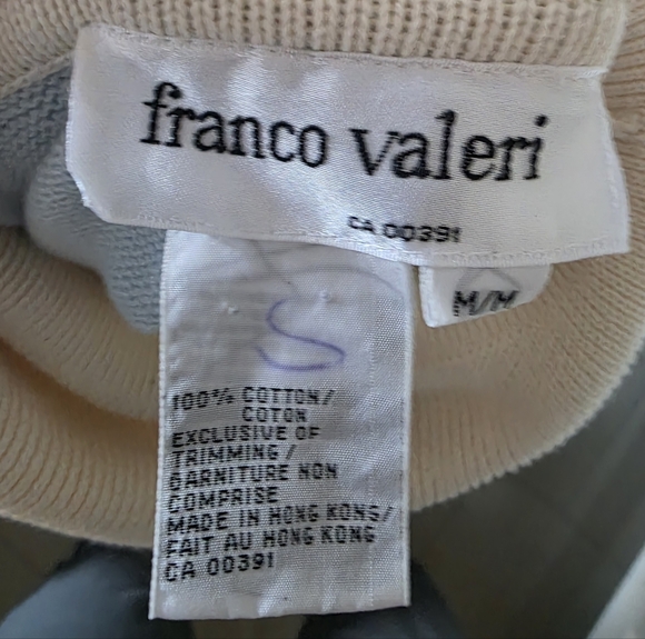 Franco Valerie M Vintage 90s Artsy Fun Eclectic Embroidered Beaded Turtleneck - Picture 4 of 15